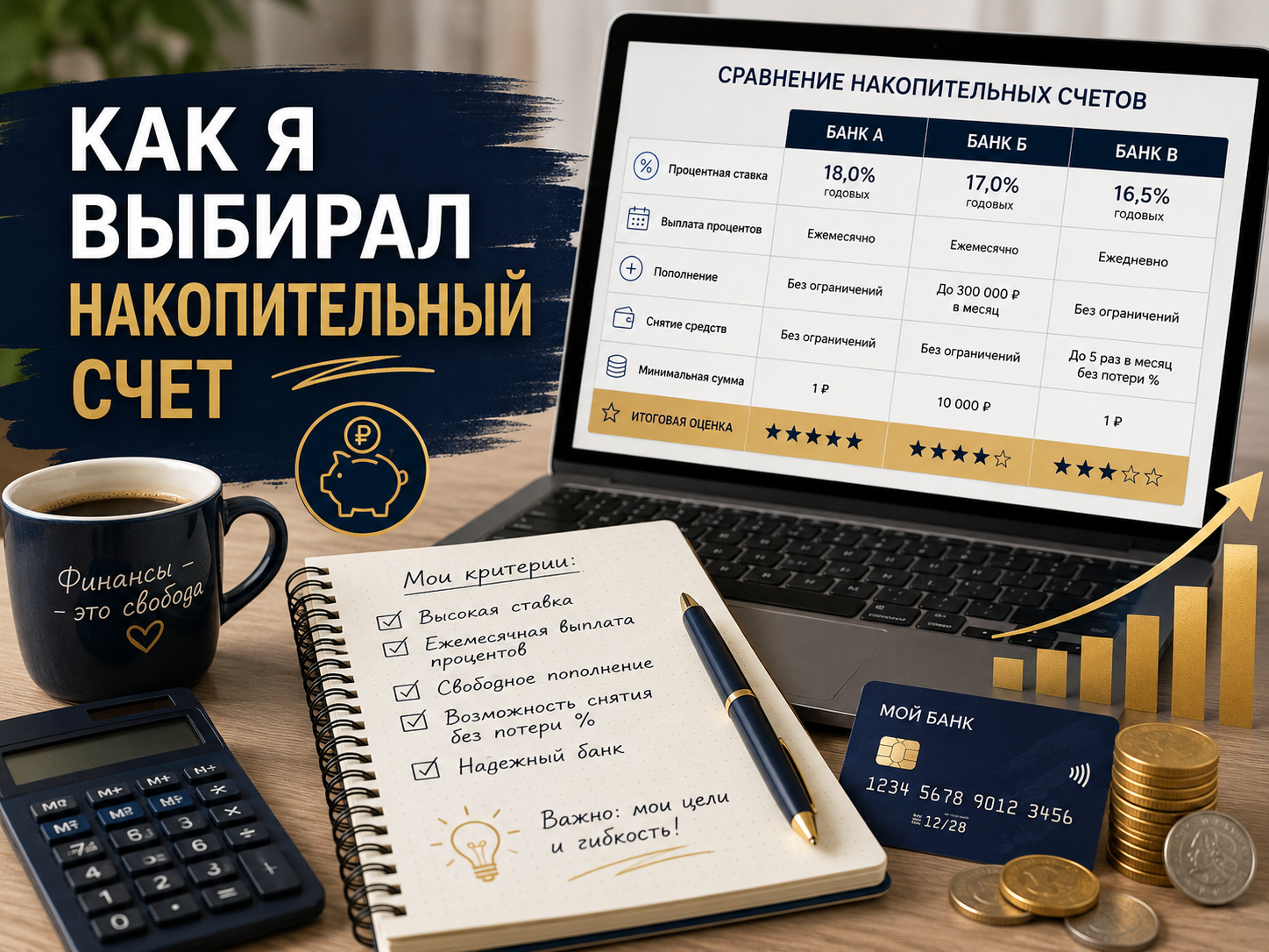 Как я выбирал накопительный счет