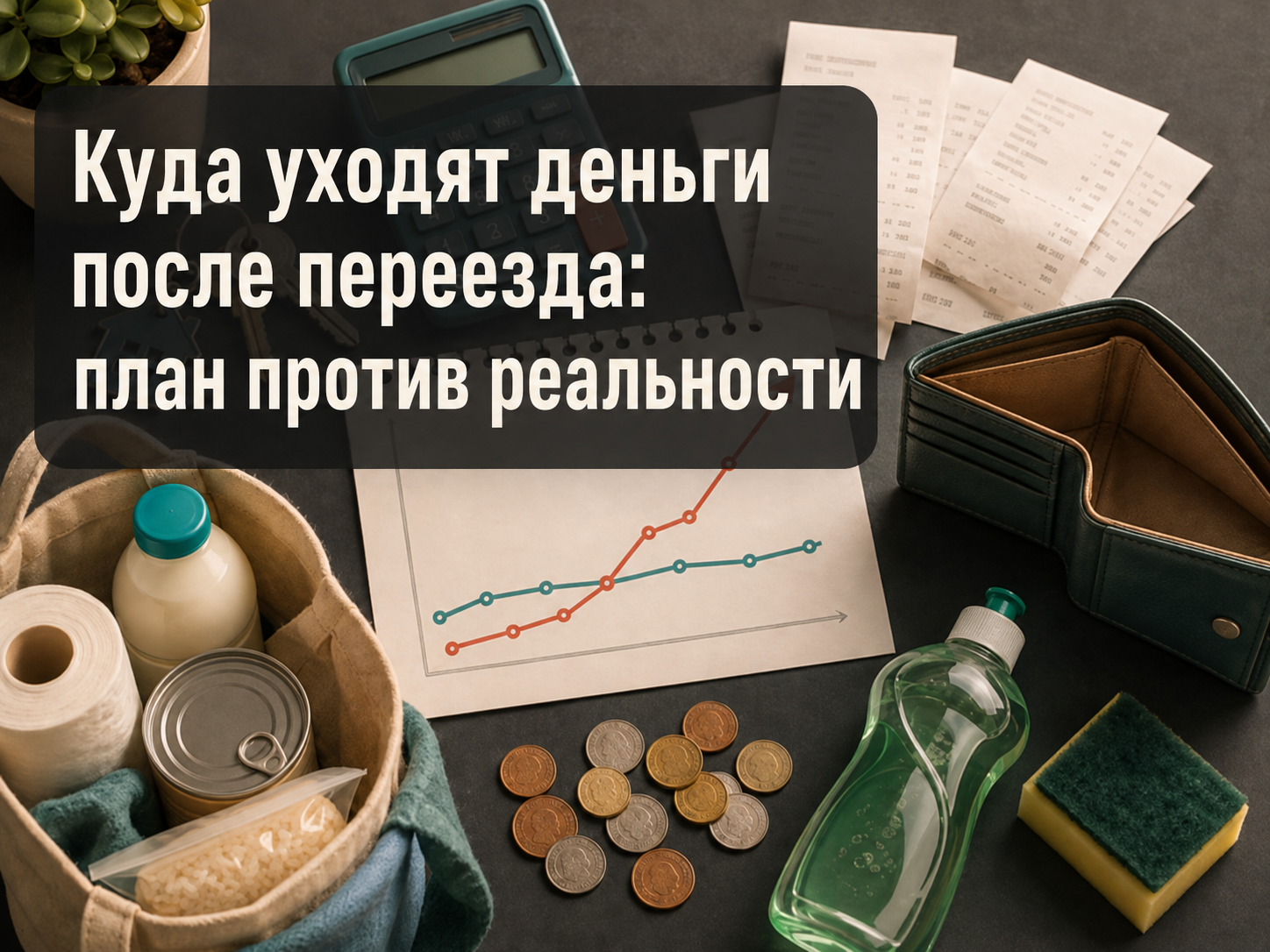 Куда уходят мои деньги после переезда: план против реальности
